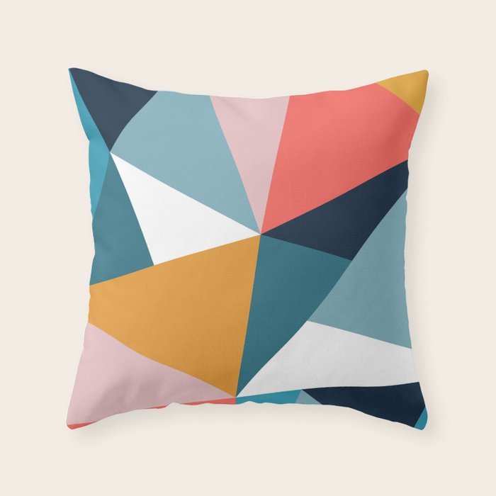 Modern Geometric 35 Throw Pillow Gallery Image 1