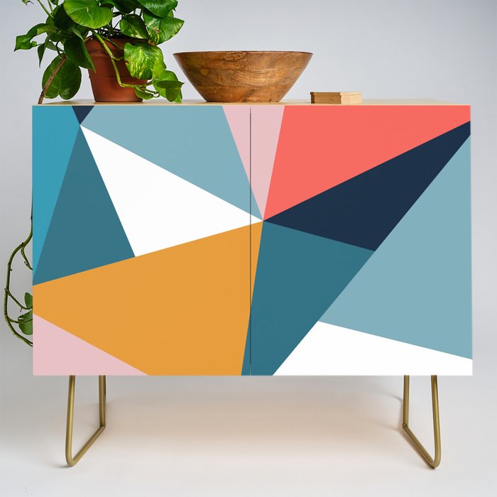 Modern Geometric 35 Credenza Gallery Image 1