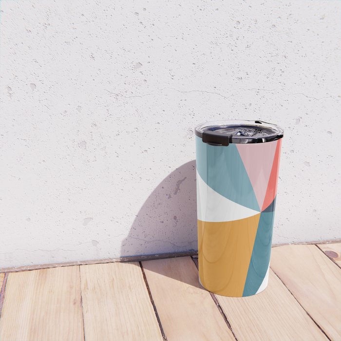 Modern Geometric 35 Travel Mug Gallery Image 4