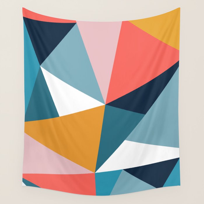 Modern Geometric 35 Wall Tapestry Gallery Image 1