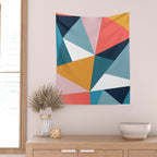 Modern Geometric 35 Wall Tapestry Gallery Image 2