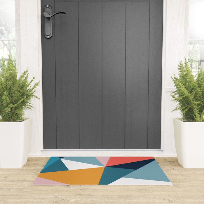 Modern Geometric 35 Welcome Mat Gallery Image 3