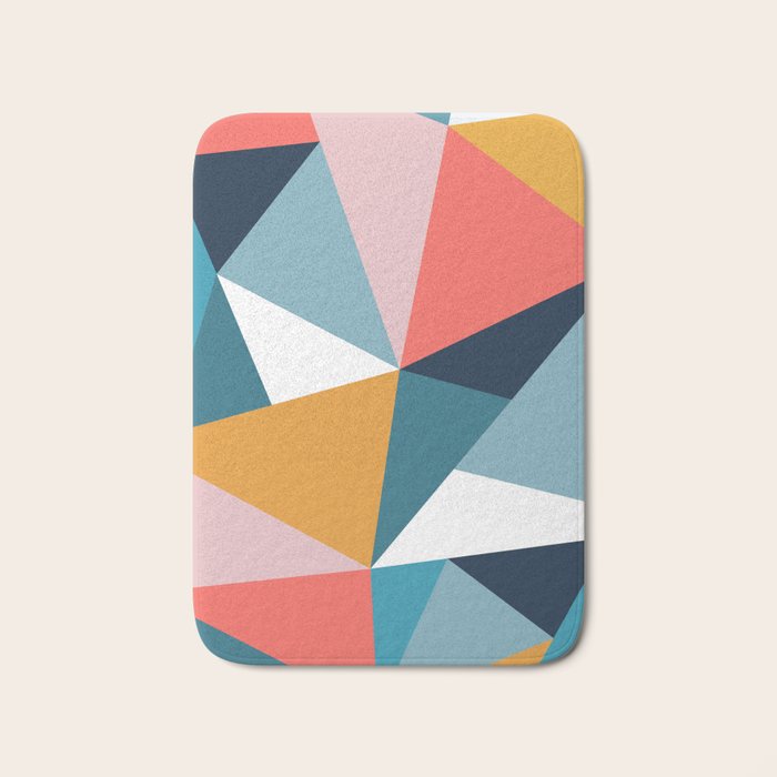 Modern Geometric 35 Bath Mat Gallery Image 1