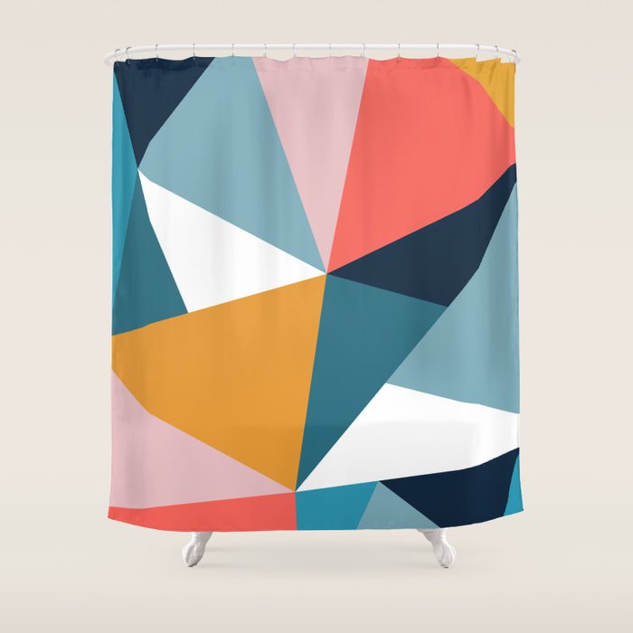 Modern Geometric 35 Shower Curtain Gallery Image 1