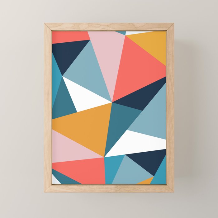 Modern Geometric 35 Mini Art Print Gallery Image 1