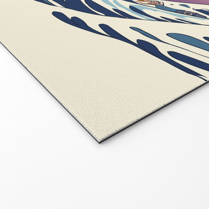The Great Wave of Dachshunds Welcome Mat Gallery Image 2