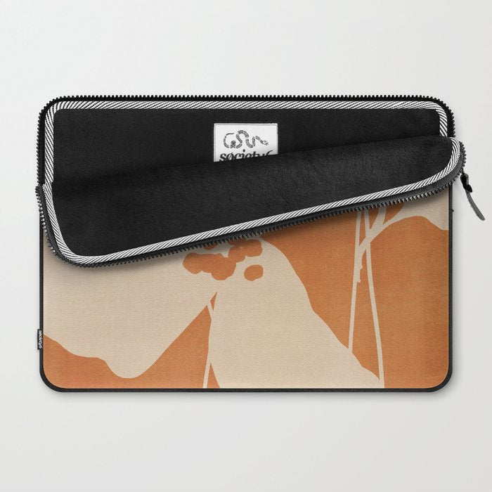 Abstract Minimal Flowers 4 Laptop Sleeve Gallery Image 2