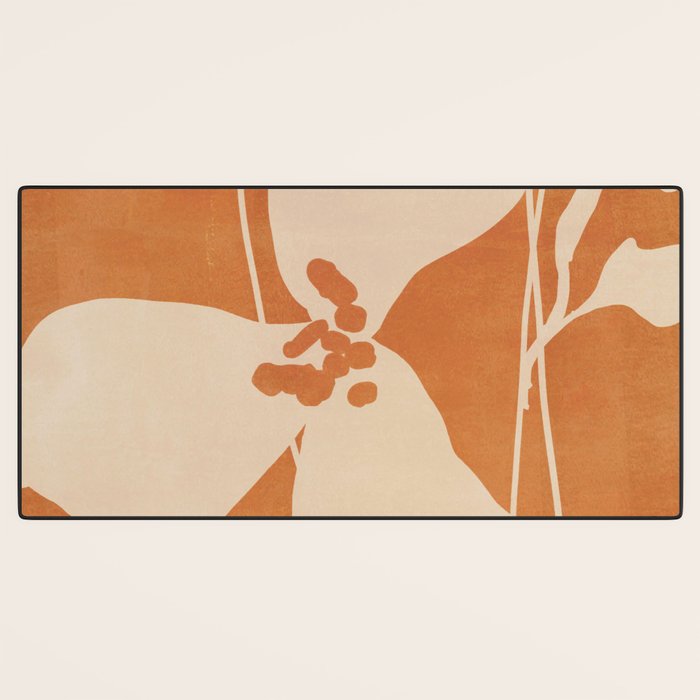 Abstract Minimal Flowers 4 Desk Mat Gallery Image 3