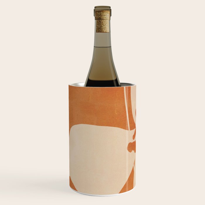 Abstract Minimal Flowers 4 Wine Chiller Gallery Image 2