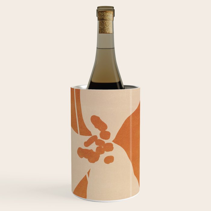 Abstract Minimal Flowers 4 Wine Chiller Gallery Image 1