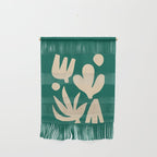 Bottle Green Collage: Paper Cutouts Matisse Edition Wall Hanging Gallery Image 1