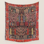 Bakhshaish Azerbaijan Northwest Persian Rug Print Wall Tapestry Gallery Image 4