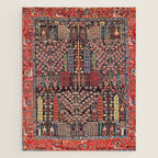 Bakhshaish Azerbaijan Northwest Persian Rug Print Jigsaw Puzzle Gallery Image 1