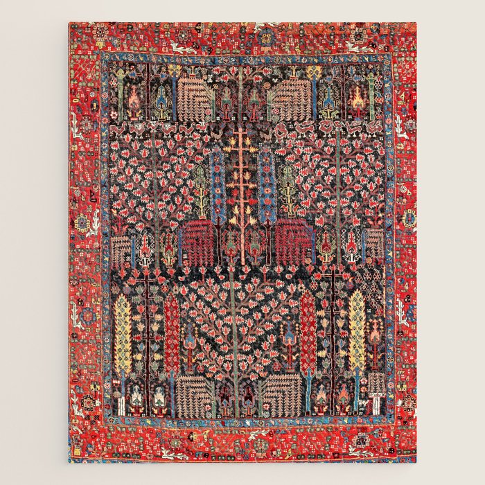 Bakhshaish Azerbaijan Northwest Persian Rug Print Jigsaw Puzzle Gallery Image 1