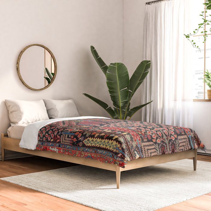 Bakhshaish Azerbaijan Northwest Persian Rug Print Comforter Gallery Image 2