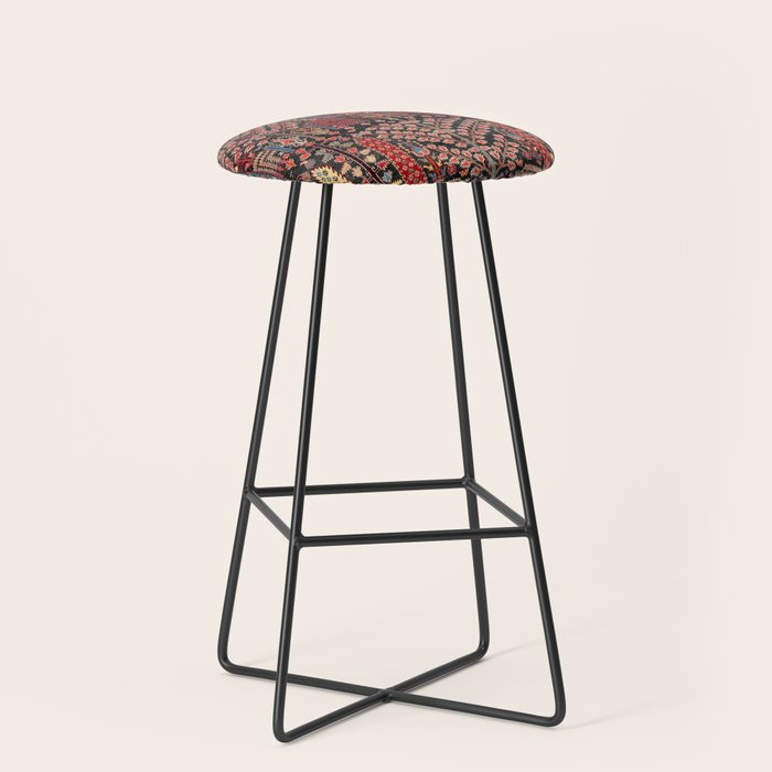 Bakhshaish Azerbaijan Northwest Persian Rug Print Stool Gallery Image 1
