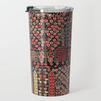 Bakhshaish Azerbaijan Northwest Persian Rug Print Travel Mug Gallery Image 3