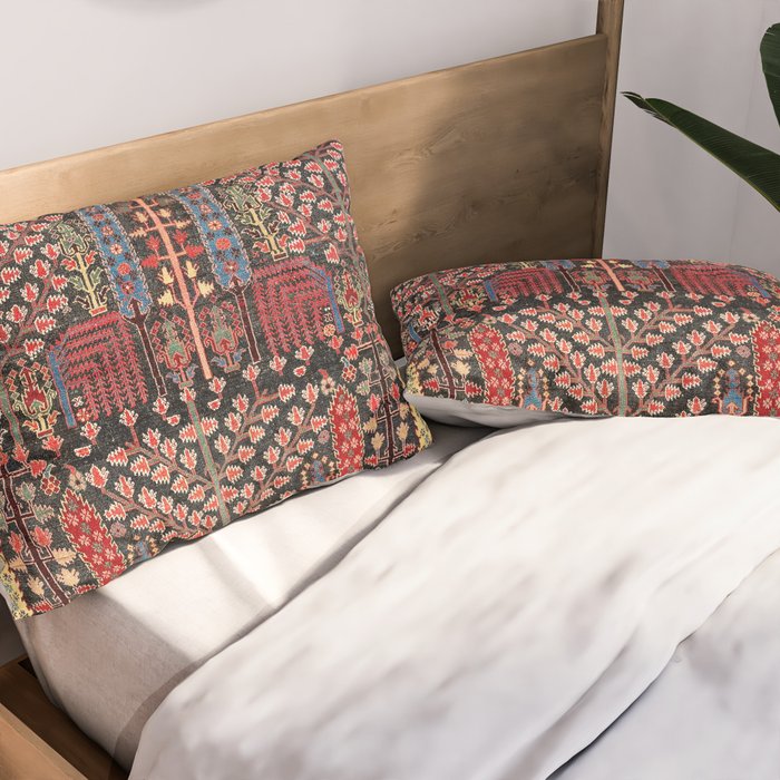 Bakhshaish Azerbaijan Northwest Persian Rug Print Pillow Sham Gallery Image 2
