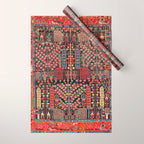 Bakhshaish Azerbaijan Northwest Persian Rug Print Wrapping Paper Gallery Image 1