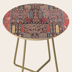 Bakhshaish Azerbaijan Northwest Persian Rug Print Side Table Gallery Image 2