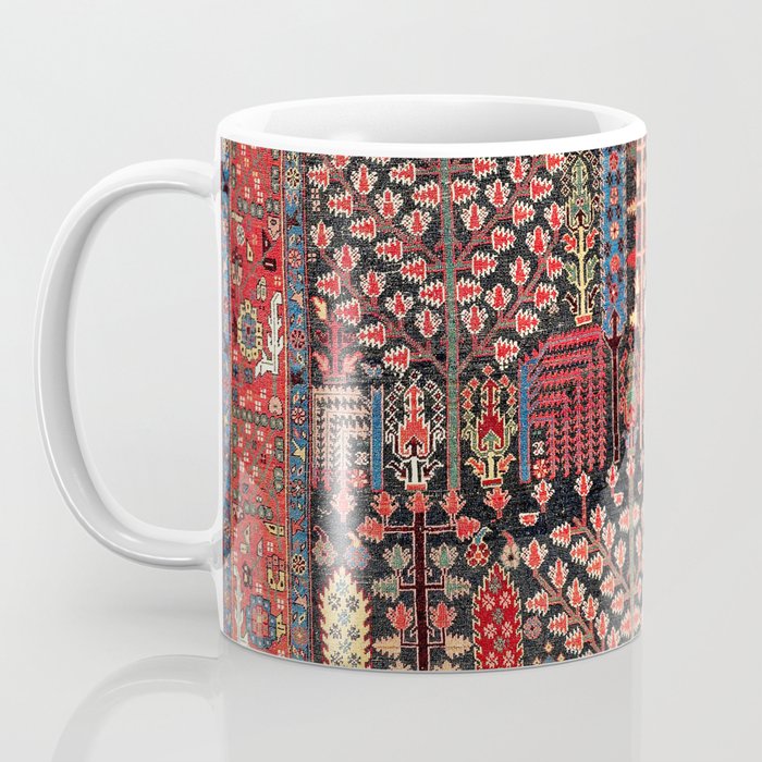 Bakhshaish Azerbaijan Northwest Persian Rug Print Coffee Mug Gallery Image 3