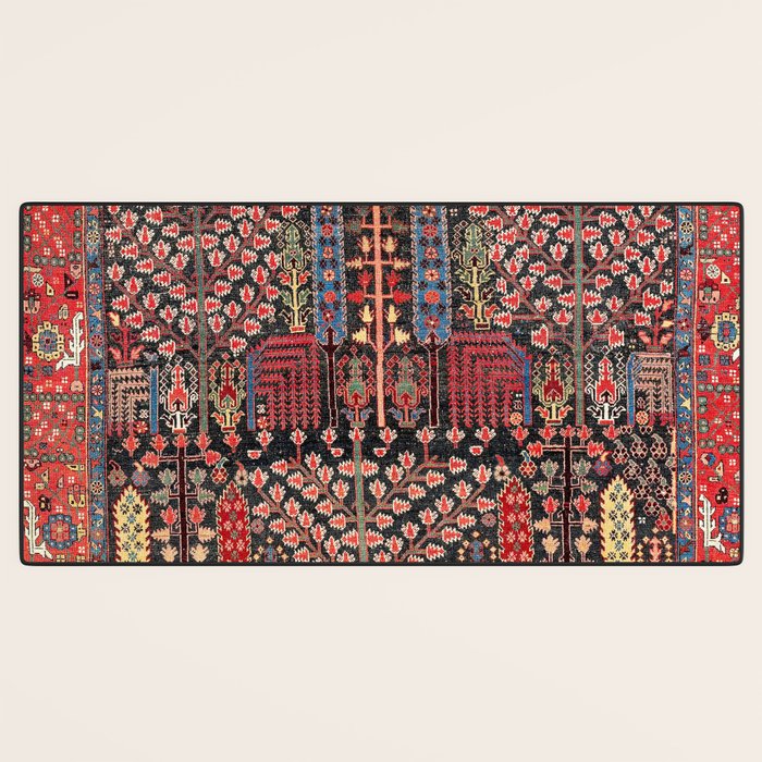 Bakhshaish Azerbaijan Northwest Persian Rug Print Desk Mat Gallery Image 3