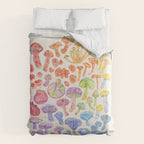 Wild Mushroom Rainbow - Neutral Comforter Gallery Image 6