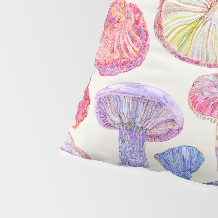Wild Mushroom Rainbow - Neutral Pillow Sham Gallery Image 4