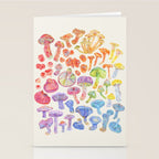 Wild Mushroom Rainbow - Neutral Stationery Card Gallery Image 2