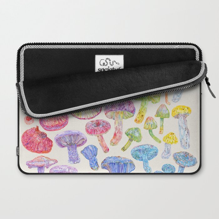 Wild Mushroom Rainbow - Neutral Laptop Sleeve Gallery Image 2
