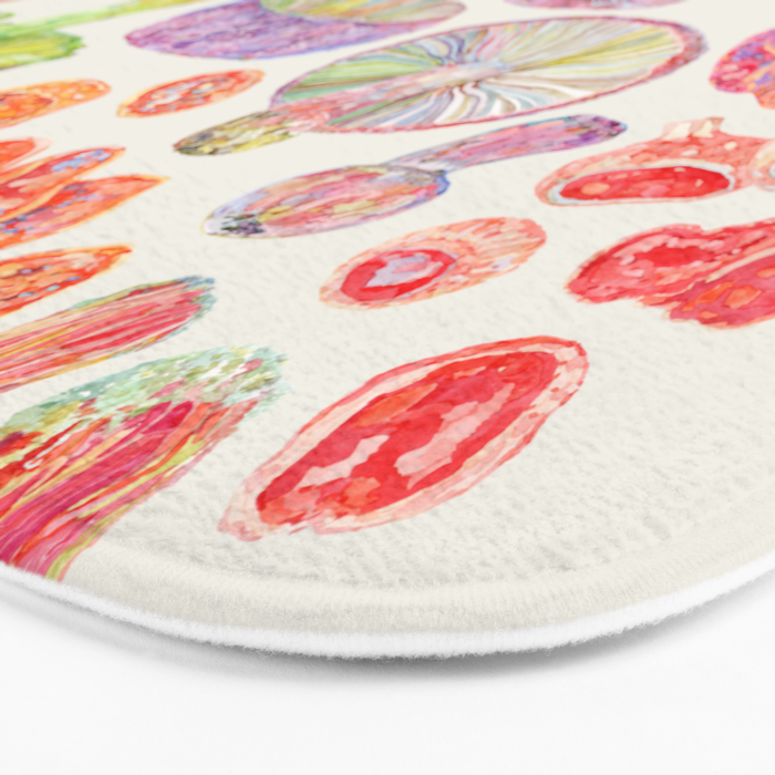 Wild Mushroom Rainbow - Neutral Bath Mat Gallery Image 3