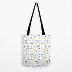 Colorful abstract organic shape art pattern Tote Bag Gallery Image 2
