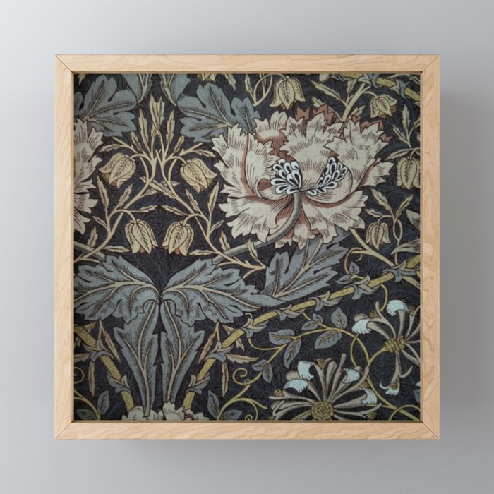 William Morris floral design, William Morris design Mini Art Print Gallery Image 1