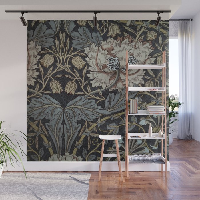 William Morris floral design, William Morris design Wall Mural Gallery Image 1