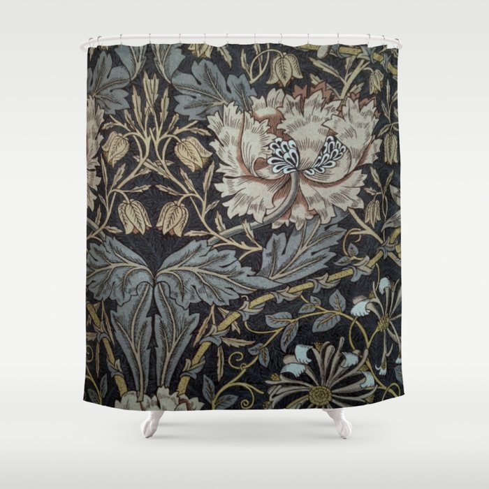 William Morris floral design, William Morris design Shower Curtain Gallery Image 1