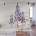 Pine Trees - Vintage Palette Wall Mural Gallery Image 1