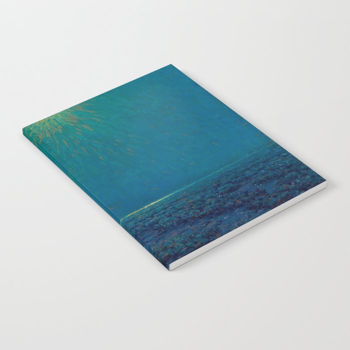 Granville Redmond-Moonlight on the Marsh Oil Painting Notebook Gallery Image 2