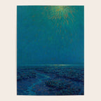 Granville Redmond-Moonlight on the Marsh Oil Painting Poster Gallery Image 4