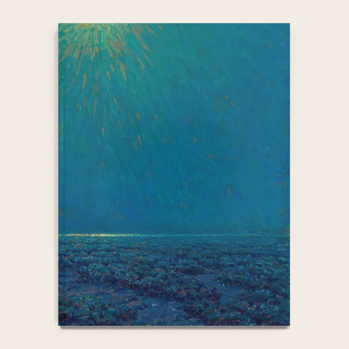 Granville Redmond-Moonlight on the Marsh Oil Painting Notebook Gallery Image 4