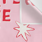 What's The Best That Could Happen in Pink and Red Wall Tapestry Gallery Image 3