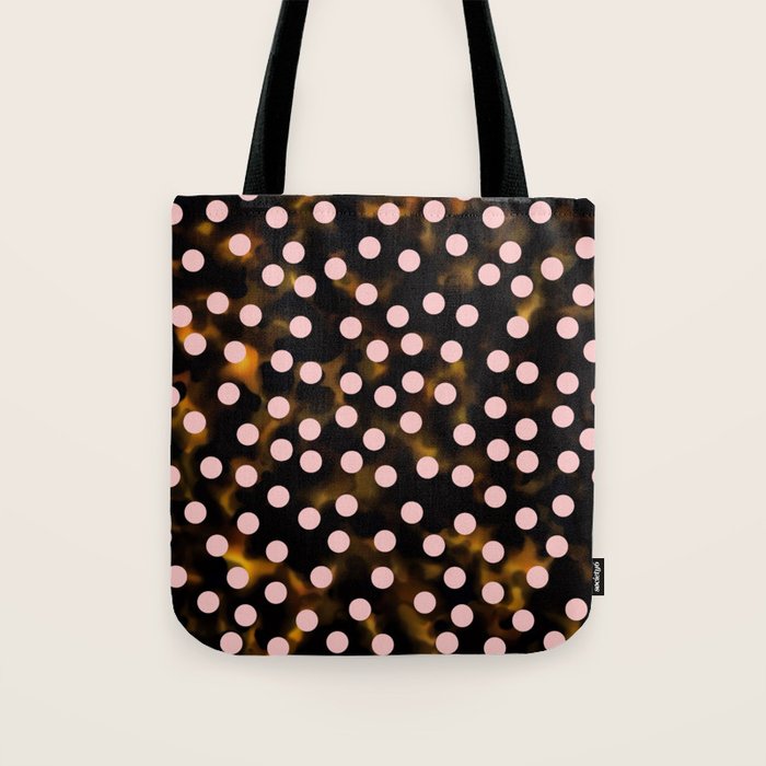 Scatter Dots Tortoise Tote Bag Gallery Image 1