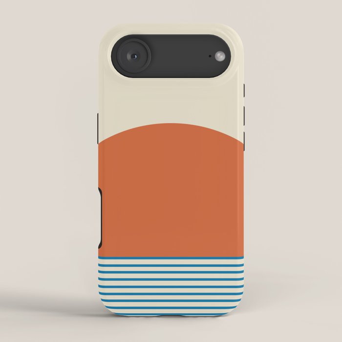 Sunrise Sunset IV - Orange Blue iPhone Case Gallery Image 2