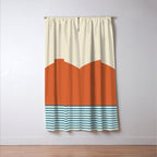 Sunrise Sunset IV - Orange Blue Window Curtain Gallery Image 3