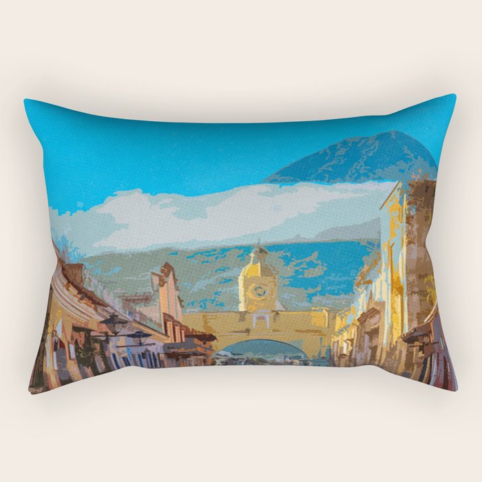 Visit Guatemala Rectangular Pillow Gallery Image 1