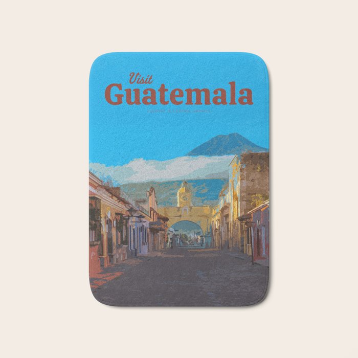 Visit Guatemala Bath Mat Gallery Image 1