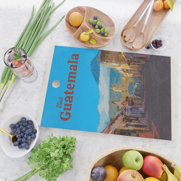 Visit Guatemala Cutting Board Gallery Image 2