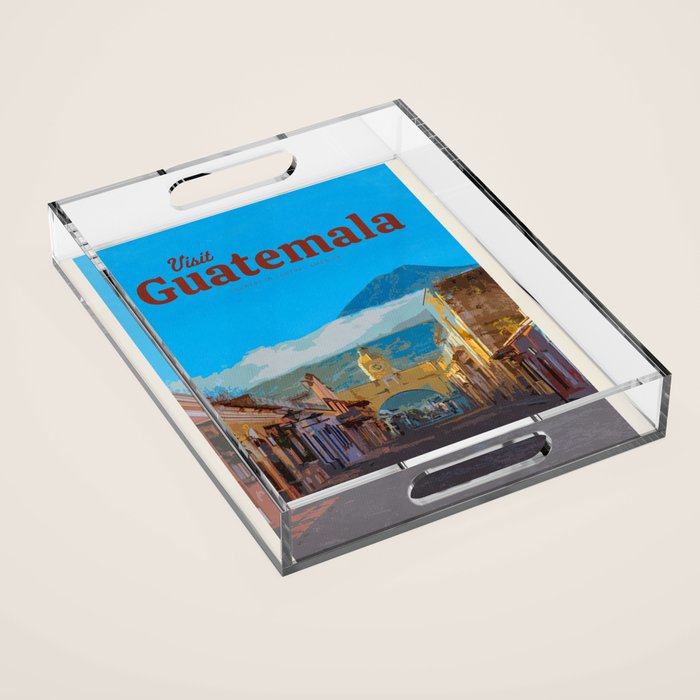 Visit Guatemala Acrylic Tray Gallery Image 1