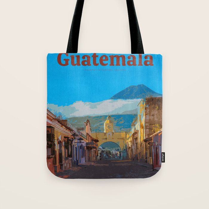 Visit Guatemala Tote Bag Gallery Image 1