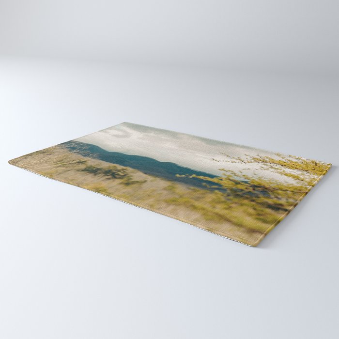 Early Spring in the Mountains north carolina blue ridge landscape photograph Rug Gallery Image 3