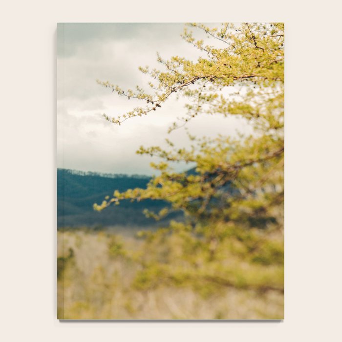 Early Spring in the Mountains north carolina blue ridge landscape photograph Notebook Gallery Image 4